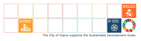 The City of Espoo supports the Sustainable Development Goals.