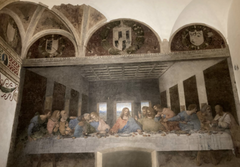 Maalaus Viimeinen ehtoollinen.