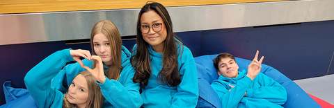 Espoonlahden lukion tuutoreita.