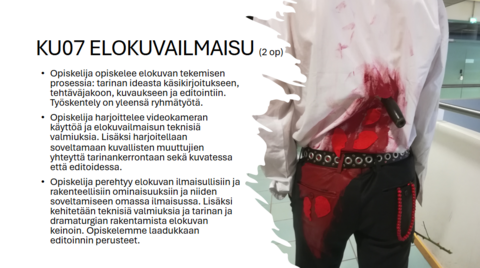 KU07-opintojakson kuvallinen esittely.