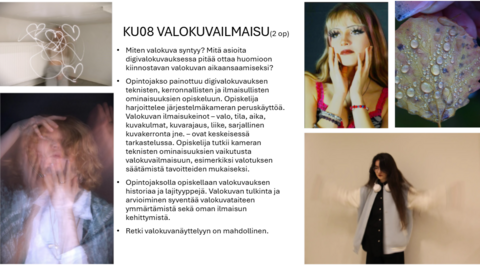 KU08-opintojakson kuvallinen esittely.