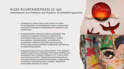 KU20-opintojakson kuvallinen esittely.