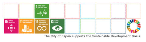 The City of Espoo supports the Sustainable Development Goals.