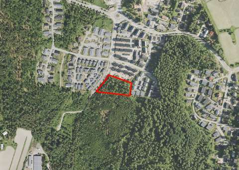 Ortokuva kaava-alueesta 2024