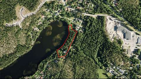 Ortokuva kaava-alueesta 2024.