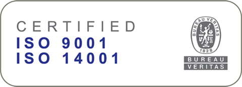 Merkki ISO 9001 ja 14001 sertifioinneista