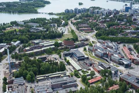 Ilmakuva Otaniemestä.