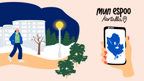Mun Espoo kartalla