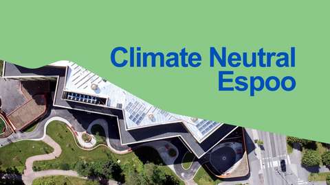 Illustration of Climate Neutral Espoo roadmap.