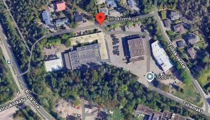 Alt-teksti	The industrial area to be removed is shown in the centre of the image.