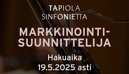 Tapiola Sinfonietta hakee markkinointisuunnittelijaa