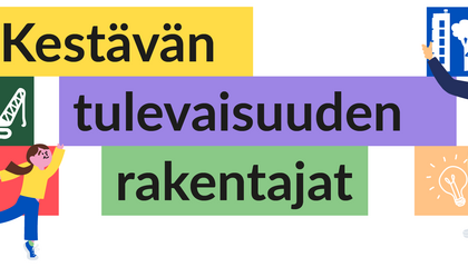 Kestävän tulevaisuuden rakentajat -logo