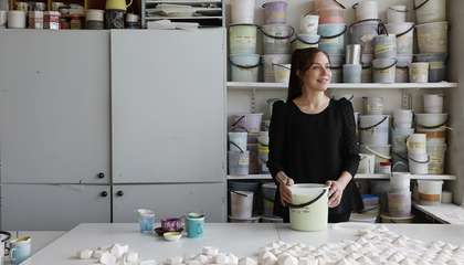 Heini i sitt arbetsrum.